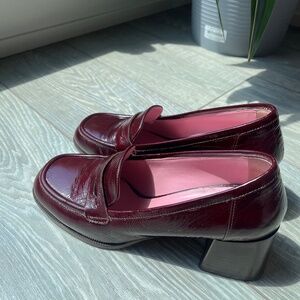 ROUJE - Dorothee Loafers - Burgundy Vintage color
